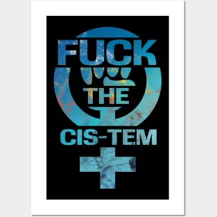 Fuck the Cis-tem Posters and Art